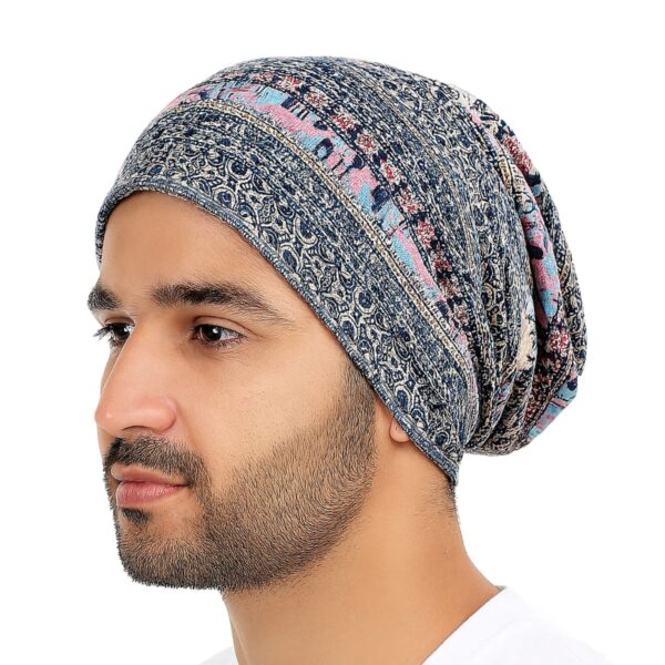Ethnic Fusion Printed Beanie Cap for Men & Women: Soft, Comfortable & Stylish