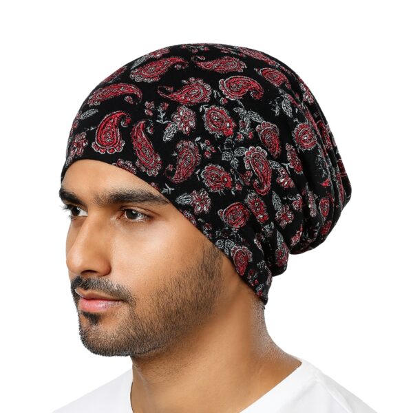 Paisley Print Beanie Cap for Men & Women: Soft, Comfortable & Stylish