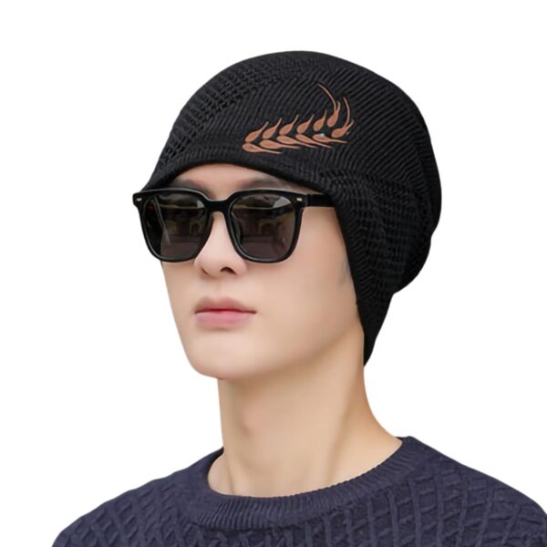 Winter Caps for Men, Stylish & Comfortable Cap for Men, Warm & Fashionable Headwear for Cold Weather - Free Size (WC7154)